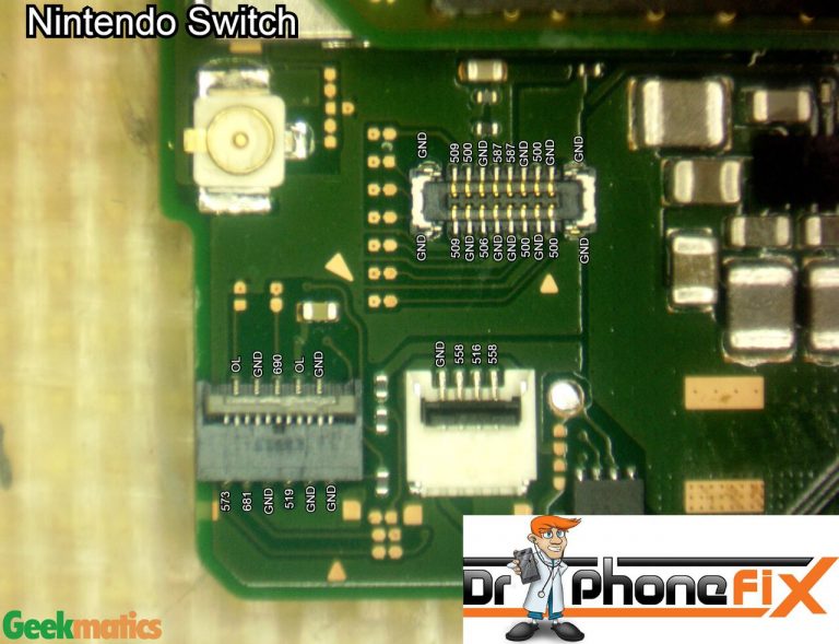 Nintendo Switch connecteur FPC Nintendo Switch erreur 2016-0247