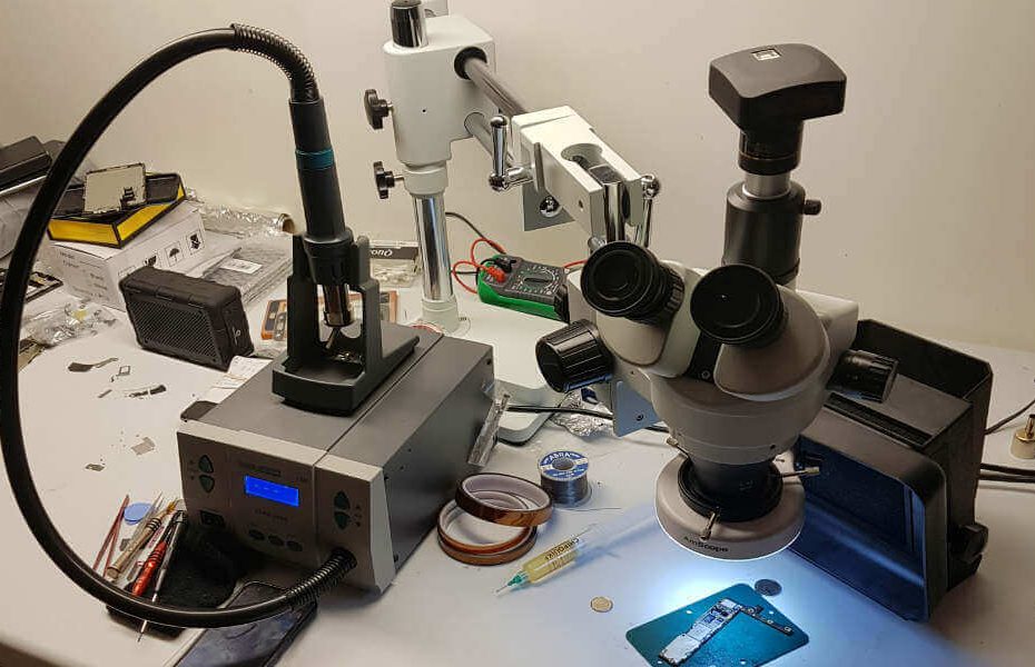 Loupe de soudure binoculaire HD 7 à 45 fois avec microscope à zoom